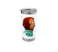 Pedro the Monkey Meme - Espressione iconica con l'occhio laterale Bicchiere termico in acciaio inox doppia parete
