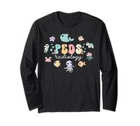 PEDS Radiologia Oceano Animale Pediatrico Xray Animale Estate Maglia a Manica