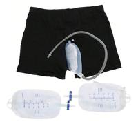 Pee Bag (M), orinatoio portatile con due sacche portatili per la raccolta dell'urina da 500 ml, adatto agli uomini Uso: Sacca per urina - adatta a persone con mobilità ridotta, minzione frequente, pos