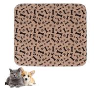 Pee Pads for Dogs - Dog Mats, Super Absorbent, Washable Puppy Pads, Reusable Puppy Pad for Indoor, Travel Use by Dogs & Cats, Easy to Clean, A Good Travel Companion for You (brown L)