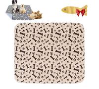 Pee Pads, Reusable Pet Pee Pad, Washable Pee Pads for Dogs, Easy to Clean & Reuse, for Floor Protector, Couch Cover, Crate, Potty Training (L,Brown A)
