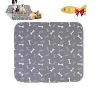 Pee Pads, Reusable Pet Pee Pad, Washable Pee Pads for Dogs, Easy to Clean & Reuse, for Floor Protector, Couch Cover, Crate, Potty Training (L,Gray)