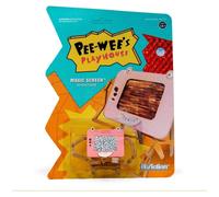 Pee Wees Playhouse Magic Screen Reaction Figure da collezione Retro Super7