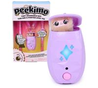 Peekimo, Animale Domestico Interattivo e Accessorio Indossabile Viola, 5+ | Oltre 100 Reazioni, Risponde Alla Voce e Al Tocco, 5 Giochi, Cordino Regolabile, Luci Dell'Umore, 1 Pila AAA Inclusa