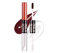 Peel Off Labbra Tint Doppio applicatore di rossetto con olio per labbra, tatuaggio macchia per labbra, rossetto liquido opaco, resistente e impermeabile, rossetto (#05 Sweetheart Kit)