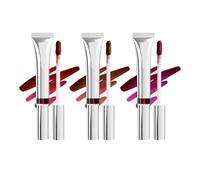 Peel Off Lip Liner, Waterproof Lip Gloss, Highly Pigmented Color, Long Lasting Wearing Formula Set Of 3 Lipsticks, 10 ml, Indoor/Outdoor For Women