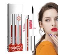 Peel Off Liquid Lipstick, 3 x Matte Waterproof Lip Stain, Moisturizing Tear-Off Lip Color, Non -Sticky Cup, No-Fade Pigment, Perfect for Women, Girls, Lipliner Makeup