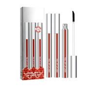 Peel-Off Liquid Lipstick, Matte Waterproof Lip Stain, Moisturizing Tear Off Color, Non -Sticky, No-Fade Long Lasting Pigment, Lips Liner Set for Women and Girls