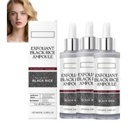 Peel Shot Glowing Rice Lampadina Black Rice, Siero di rimozione della testa nera, Siero di esfoliazione del riso nero, Minimizzazione dei pori e idratazione profonda, Eliminatore della pelle morta (3)