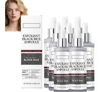 Peel Shot Glowing Rice Lampadina Black Rice, Siero di rimozione della testa nera, Siero di esfoliazione del riso nero, Minimizzazione dei pori e idratazione profonda, Eliminatore della pelle morta (8)