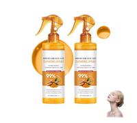 Peel Shot Keratin Care Spray per curcuma, esfoliante e idratante per il corpo, schiarente e idratante, soluzione esfoliante, spray per curcuma per viso e corpo, per tutti i tipi di pelle (2 pezzi)