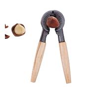 Peeler-Nutcracker Peeler-Nutcracker Pekannuss-Cracker, Malato In Acciaio Inossidabile Con Manico In Legno | Breakers Multifunzionali Con Guscio Con Splash -protected Design Per La Maggior Parte Dei Da