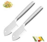 Peeler, Precision Julienne Blade, Vegetable Juliennes Affettatrice Vegetable Juliennes per Carrot, Cucumber, Patato & Fruit, manico comodo, Hole Hanging Hole (2)