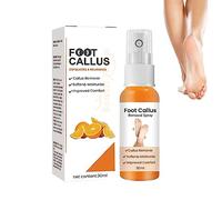 Peeling spray ai piedi Pedicure all'olio d'arancia Esfoliante per la pelle morta Spruzzo per la rimozione del callo del piede Spray per peeling ai piedi istantaneo Rimozione rapida della pelle morta