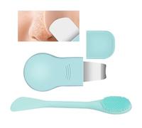 Peeling viso riutilizzabile per raschiatore facciale strumento di cura della pelle | Freps viso in acciaio inox per pulizia profonda alternativa gua sha, raschietto di bellezza p