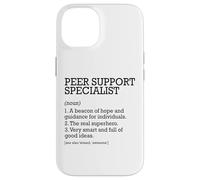 Peer Support Specialist Definizione di lavoro Personalizzato Divertente Custodia per iPhone 14