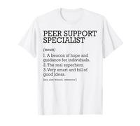 Peer Support Specialist Definizione di Lavoro Personalizzato Divertente Maglietta
