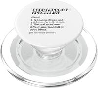 Peer Support Specialist Definizione di lavoro Personalizzato Divertente PopSockets PopGrip per MagSafe