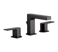 Peerless P3519LF-BL Xander Rubinetto Lavabo Due Maniglie Diffuso, Nero Opaco