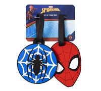 Disney Marvel Spiderman VT700917L.PH - Targhette per Bagagli, 2 Pezzi, Colore: Rosso e Blu
