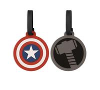 Peers Hardy - Disney Marvel Thor and Captain America 2 Piece Luggage Tag Set