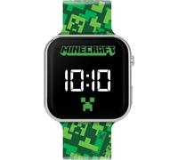Peers Hardy - Minecraft Orologio A LED Stampato Con Cinturino Verde Merch