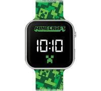 Peers Hardy - Minecraft Orologio A LED Stampato Con Cinturino Verde Merch