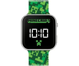 Peers Hardy - Minecraft Orologio A LED Stampato Con Cinturino Verde Merch