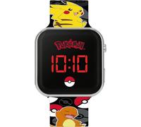 Peers Hardy - Pokemon Nero LED Orologio Con Stampato Personaggio Cinturino Merce