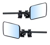 PEESHON 2 Pezzi Specchietti per Il Traino Di Caravan, Specchietti Di Assistenza per Rimorchi, Regolabile Specchietto Esterni Retrovisore per Auto, Camper, Caravan