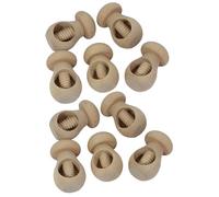 PEEWIT Set di schiaccianoci apribottiglie in legno splitter mandorle fungo set da 10 pezzi