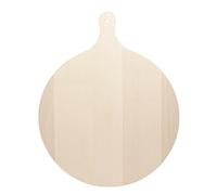 PEEWIT Tagliere da cucina rotondo con manico per la cucina, grande 40 cm, in legno di faggio, prodotto in Europa