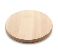 PEEWIT Tagliere rotondo in legno di faggio 25 cm - Tagliere cucina per pizza, formaggi e servizio - Spessore 1,6 cm