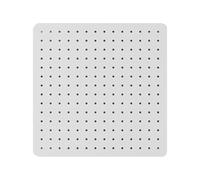 Peg Board, Desk Pegboard, Modular Layout Easy Mount Stylish Display Grid Design Tool Holder, Desktop Organization for Living, Room, Craft, Office, Students 15.75x15.75 Inches