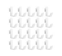 Peg Board Organizer Accessories - 20 Piece Hole Board J Shape Storage Hangers,Multi-Directional Pegs For Pefboard | Time-Saving For Home Craft Room Workshop Kitchen Store Shed Wall Tools Display