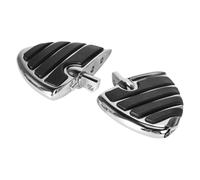 PEG del piede universale 1-1/4 pollici compatibili con vari motociclette tra cui l'uso dell'autostrada dei modelli di strada di Road King Electra Street(Argent)