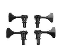 PEG di Sintonizzazione Aperti, Robusto Rapporto 20: 1 Rapporto di Marcia Sintonizzatore per Chitarra Nera PEGS, Sostituzione di Bassi Jazz a 4 Corde, con Lubrificazione