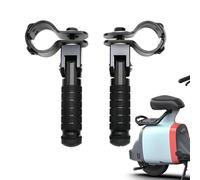 Peg Footto Di Metale - Resto Piede Motore, Pedali Posteribili Piledabili | Pioli Durevoli In Telaio Per Moto Per Passeggeri, Biciclette, Scooter, Facile Installazione Per Comfort E Sicurezza