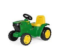 PEG John Deere Mini Tractor Trattore Elettrico Cavalcabile 6V per Bambini da 1 Anno con Batteria Ricaricabile, Luci LED, Clacson, Suoni e Melodie