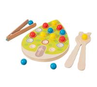 Peg Panel Beads Game, Bead Matching Game Wood Panel, Interactive Learning Toy for Kids with Colorful Pegs and Board, Educational Activity for Developing Fine Motor Skills, Classification