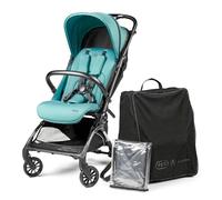 PEG Passeggino Leggero Volo con Parapioggia, per Aereo, Compatto, Omologato per Cappelliera, Misure Bagaglio a Mano, Adatto dalla Nascita fino a 22 kg, Include Borsa da Viaggio, Tahiti