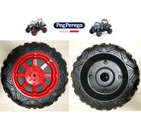 PEG PEREGO 2 ruote posteriori POLARIS RANGER RZR 900 12 VOLT COPPIA-nuovo-Italia