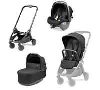 Peg Perego - City Loop + Navicella Pop Up + Seggiolino Auto Lounge Isize - True Black