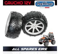 PEG PEREGO GAUCHO ROCK'IN JEEP 12 VOLT PEG PEREGO RICAMBIO RUOTE POSTERIORI P...