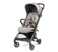 Peg Perego Passeggino Leggero Volo con Parapioggia, per Aereo, Compatto, Omologato per Cappelliera, Misure Bagaglio a Mano, Adatto dalla Nascita fino a 22 kg, Include Borsa da Viaggio, MISTY BEIGE