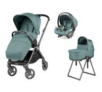 Peg Perego Trio Switch con Primo Viaggio Lounge Reclinabile Borsa Inclusa : Colore - Jade