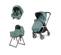 Peg Perego - Trio Switch + Culla Flex Con Seggiolino Auto Primo Viaggio Lounge Isize - Jade