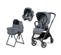Peg Perego - Trio Switch + Culla Flex Con Seggiolino Auto Primo Viaggio Lounge Isize - Nordic Blue