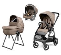 PEG PEREGO - Trio Veloce 2025 Pine Bark Con Seggiolino Auto Lounge + Borsa (OMAGGIO)