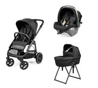 Peg Perego - Trio Veloce TC New Con Culla Belvedere + Primo Viaggio SLK R129, True Black
